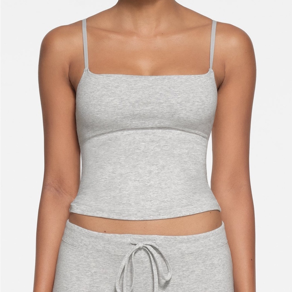 Brand new SKIMS Heather Grey Tank Top